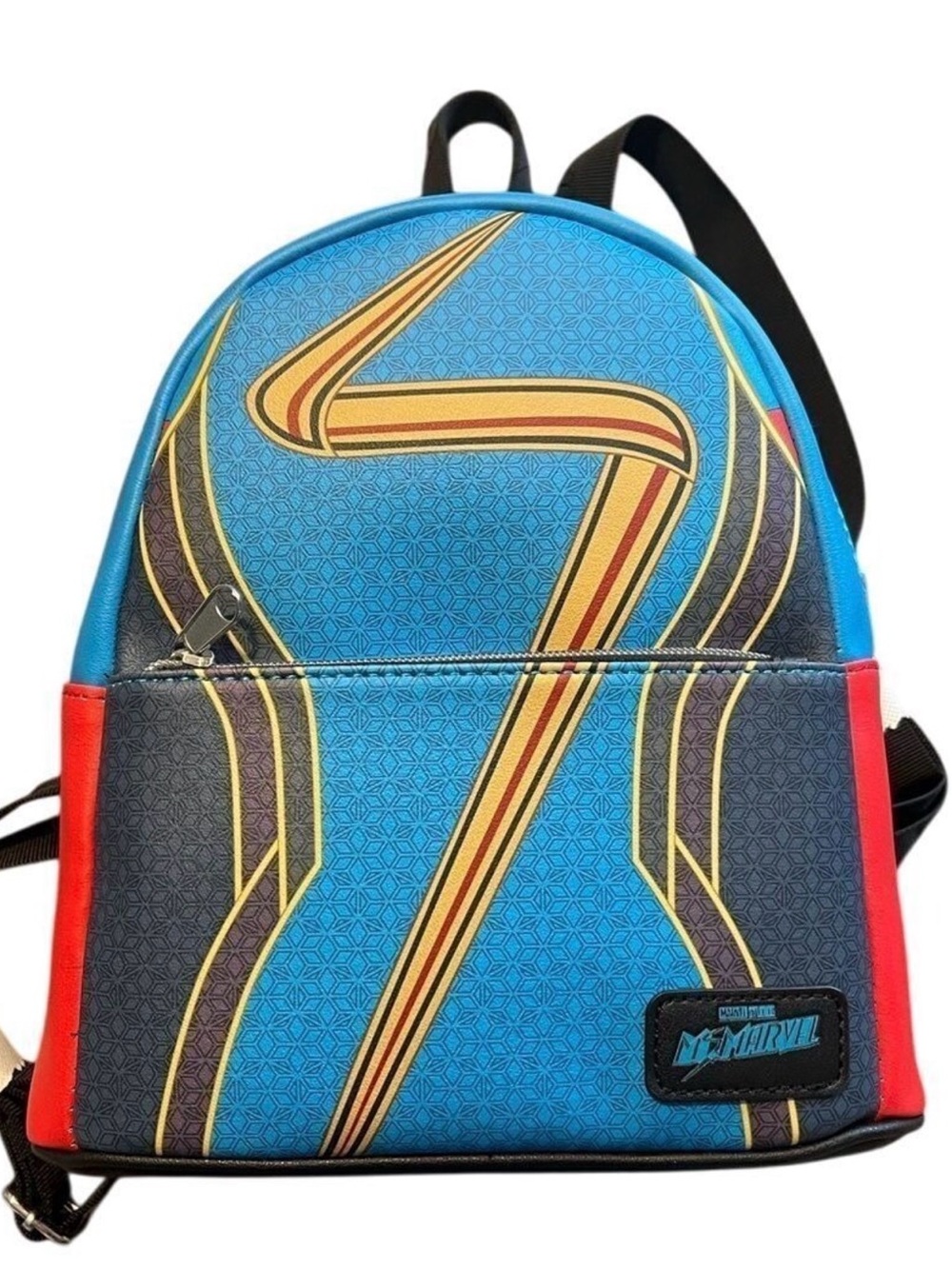 NWOT Marvel Ms. Marvel Loungefly  Mini Backpack w/ Geometric Design